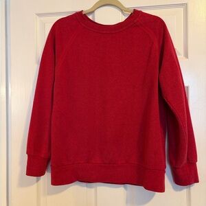 Prana Vibrant Red Crew Neck Sweater